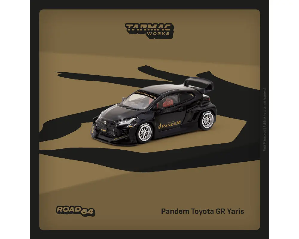 Tarmac Works 1:64 Pandem Toyota Gr Yaris- Black – Road64 1
