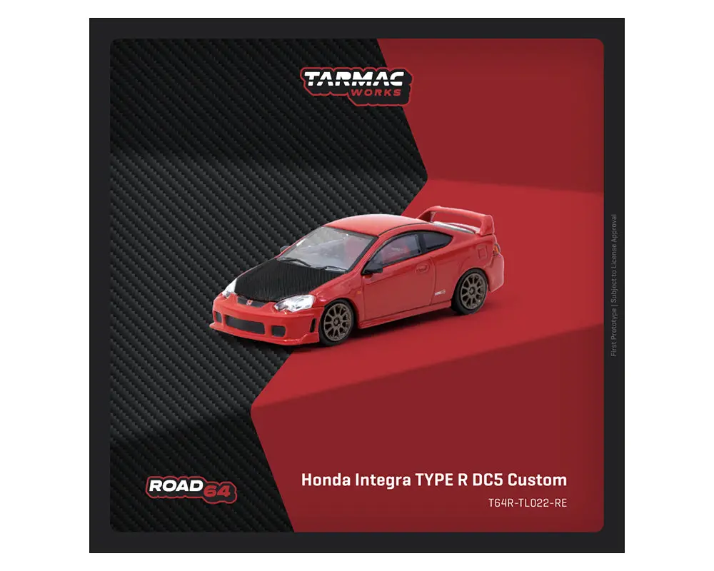 Tarmac Works 1:64 Honda Integra Type R Dc5 Custom – Red – Road64 1