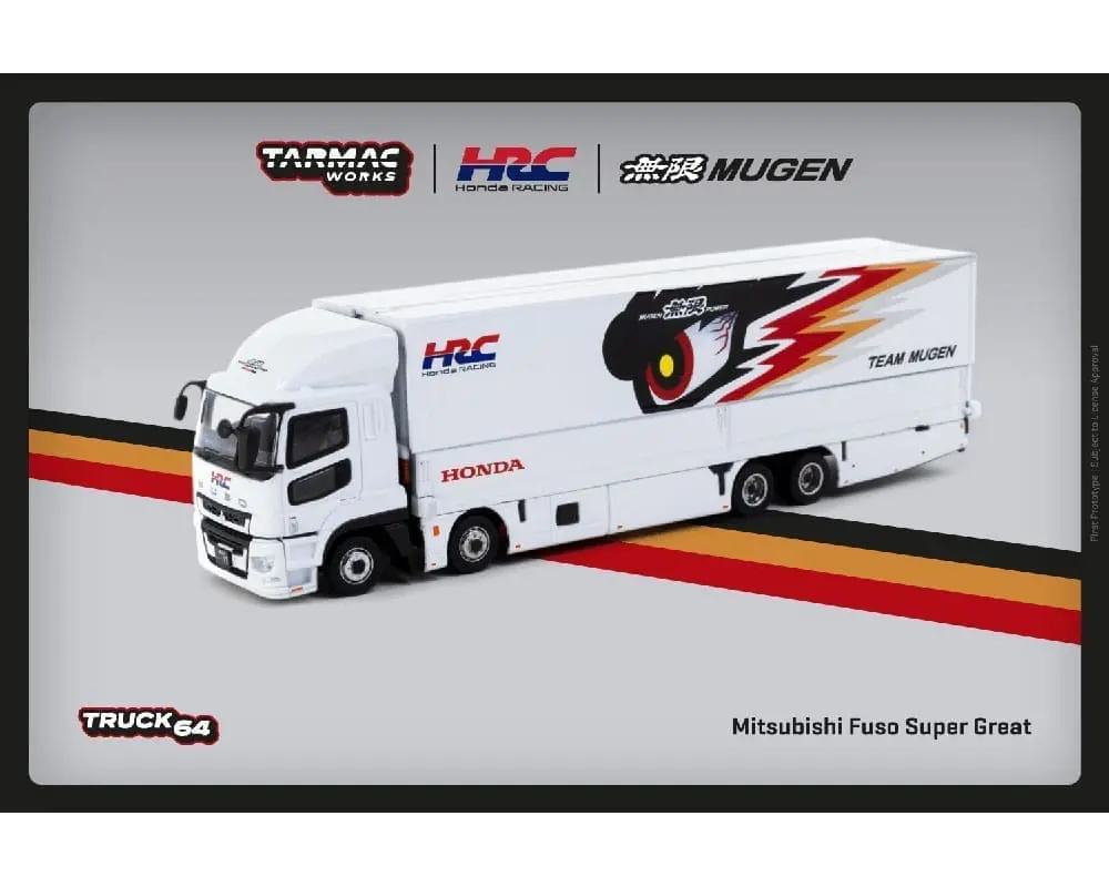 Tarmac Works 1:64 Mitsubishi Fuso Super Great Honda Racing Team Mugen – Truck64 1