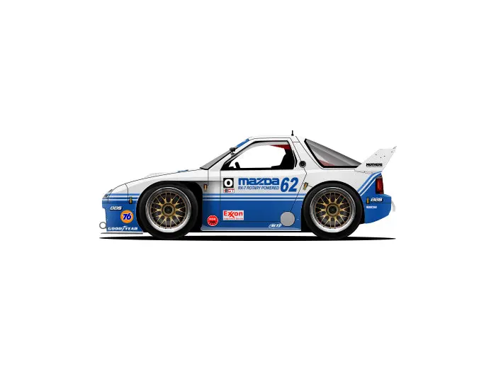 Capsule 1991 Mazda Motorsport Rx-7 Gto (Fc3s) Imsa #62 Halsmer 1