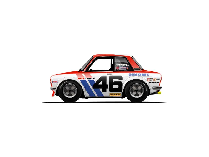 Capsule 1971 Datsun Bre 510 Trans Am Scca #46 Morton 1