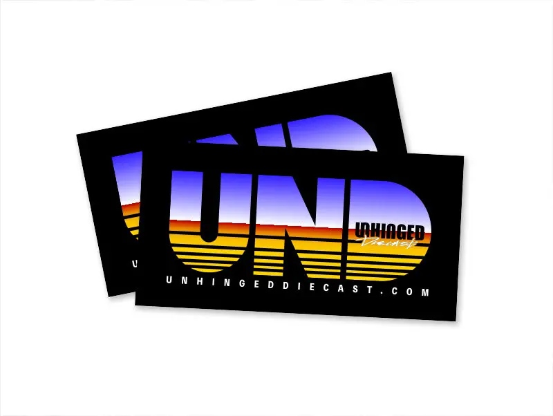 Unhinged "Jun" Chrome Tribute Sticker 2