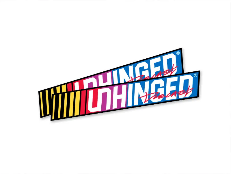 Unhinged "Nascar" Tribute Sticker Pack 1