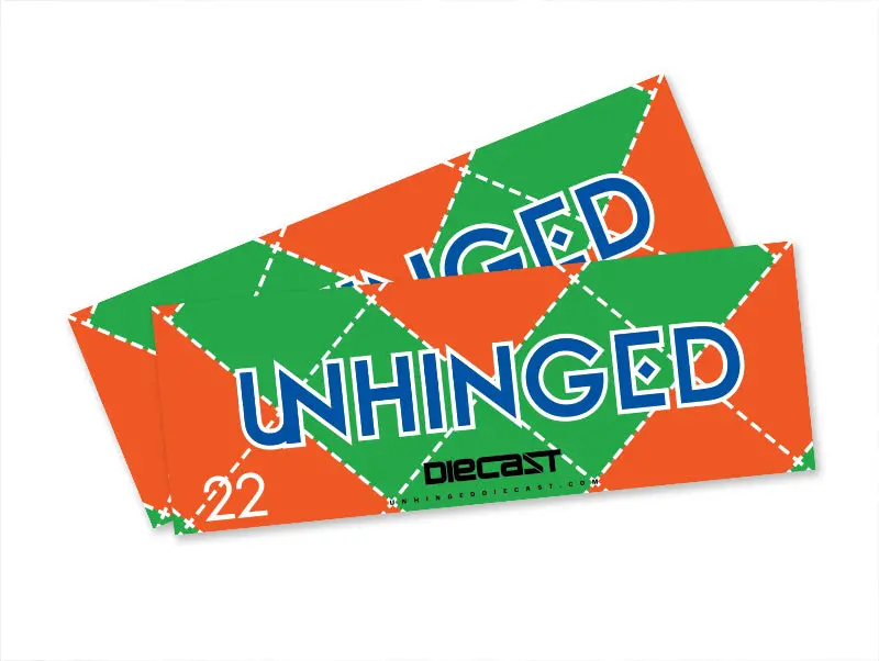 Unhinged "Renown" Tribute Sticker Pack 1
