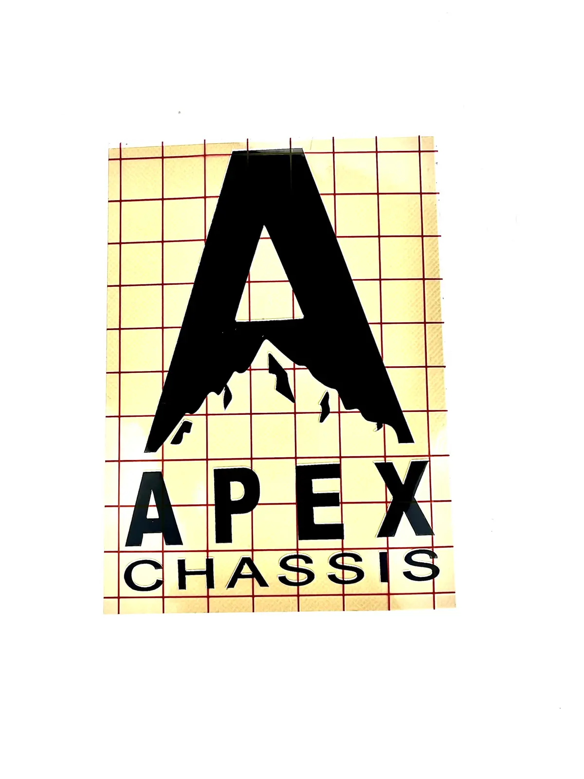 Apex Vinyl Transfer Sticker-Black 1