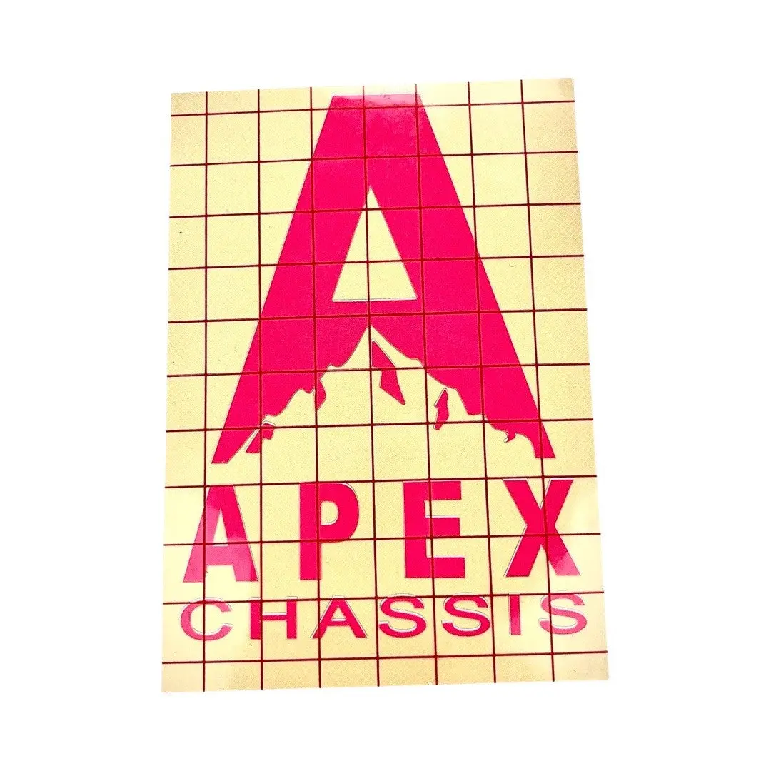 Apex Vinyl Transfer Sticker-Pink 1