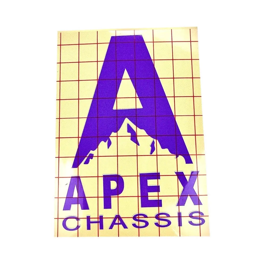 Apex Vinyl Transfer Sticker-Purple 1