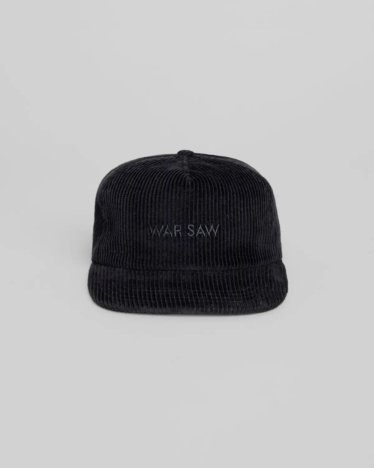 Black Corduroy Fabric Hat
