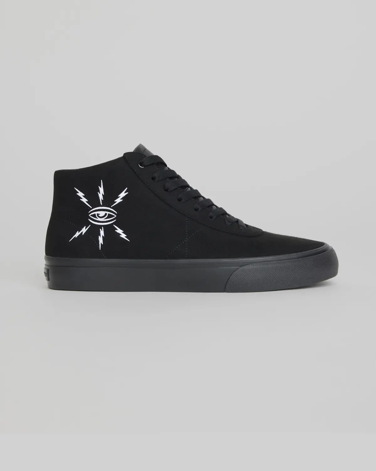 Chapter Mid Black Sneakers with Templeton Design