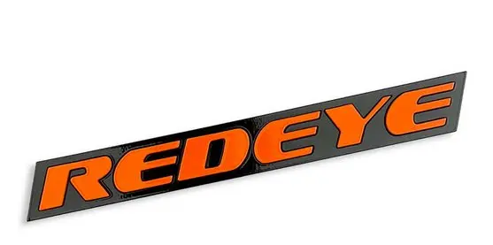 Abd Acrylic Redeye Dual Color Font Badge 1