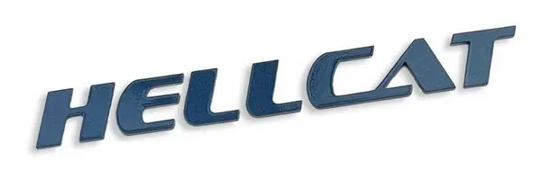 Abd Hellcat Acrylic Single Color Badge 1