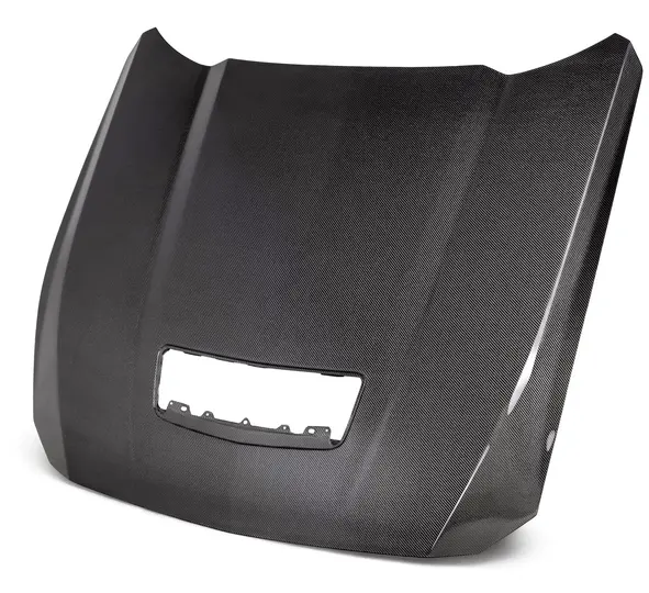 Ac Carbon Fiber Double Sided Hood 2024 Mustang 1