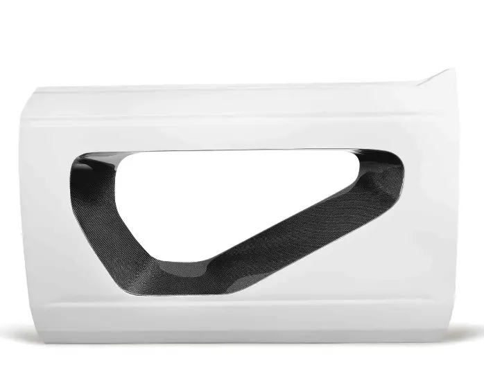 Ac Front Fiberglass Halo Doors, Carbon Inserts 2021-2024 Bronco 2-Door 1