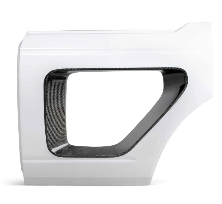 Ac Rear Fiberglass Halo Doors, Carbon Inserts 2021-2024 Bronco 4-Door 1