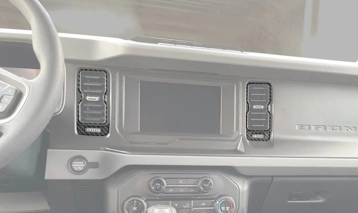 A.C. Vent Accent Trim Fits 2021-2026 Ford Bronco 1