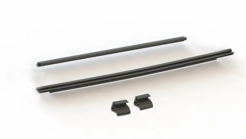 Rampage Tailgate Tonneau Bar Kit For 2007–2018 Jeep Wrangler Jk – Black Finish 1