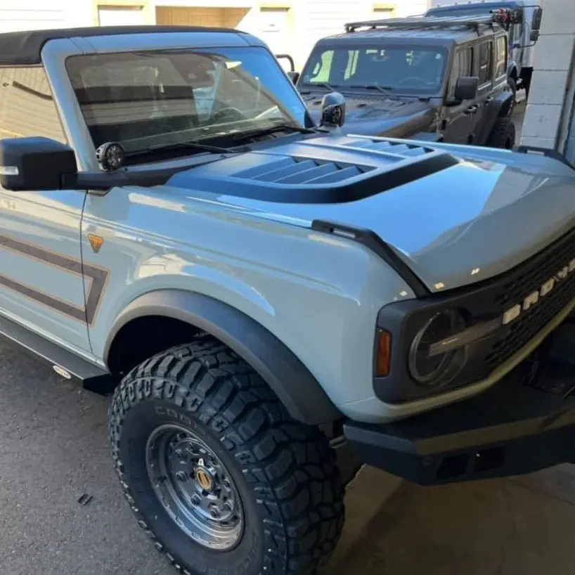 Afc Carbon Heat Extractor Hood 2021-2024 Bronco 1