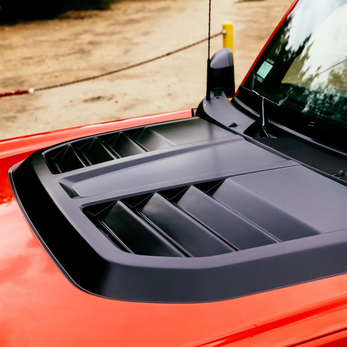 Afc Fiberglass Heat Extractor Hood 2021-2024 Bronco 1