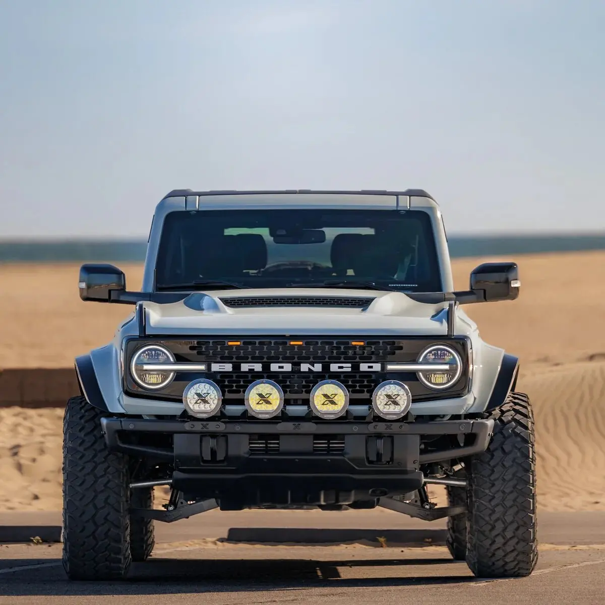 Afc Fiberglass Ram Air Hood 2021-2024 Bronco 1