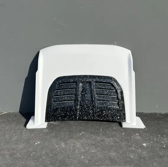 Afc Forged Carbon Heat Extractor Hood 2021-2024 Bronco 1