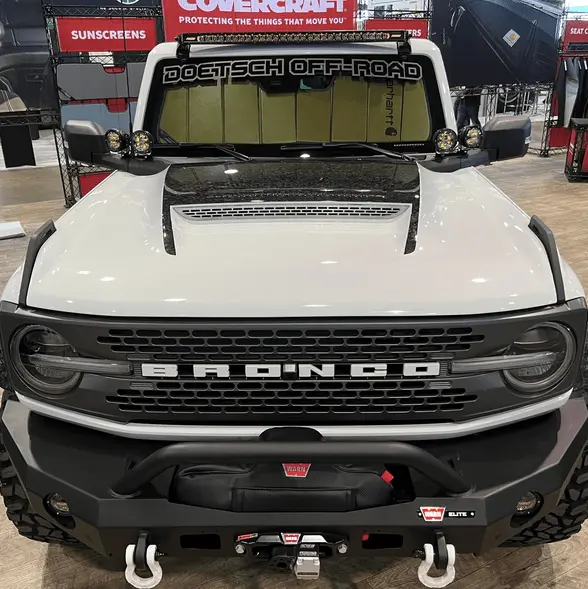 Afc Forged Carbon Ram Air Hood 2021-2024 Bronco 1