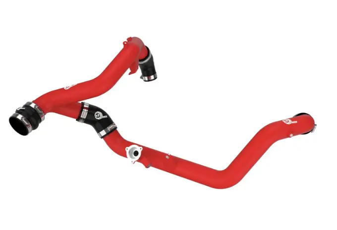 Afe Bladerunner 2-3/4" Aluminum Hot Charge Pipe Red 2020-2021 Explorer St 1