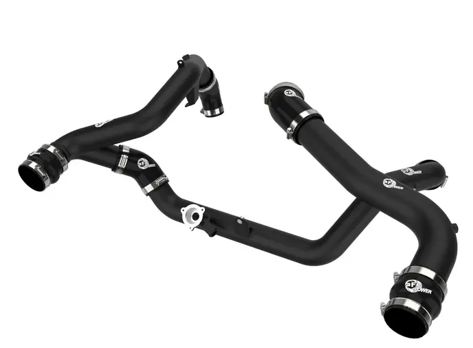 Afe Bladerunner 2-3/4" Aluminum Hot/Cold Charge Pipe Black 2020-2021 Explorer St 1