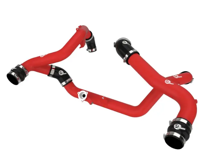 Afe Bladerunner 2-3/4" Aluminum Hot/Cold Charge Pipe Red 2020-2021 Explorer St 1