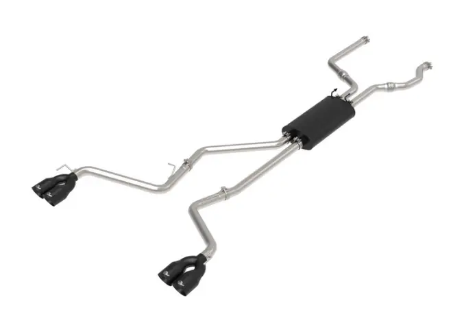 Afe Mach Force-Xp Cat-Back, Black Tips 2020-2024 Explorer St 1