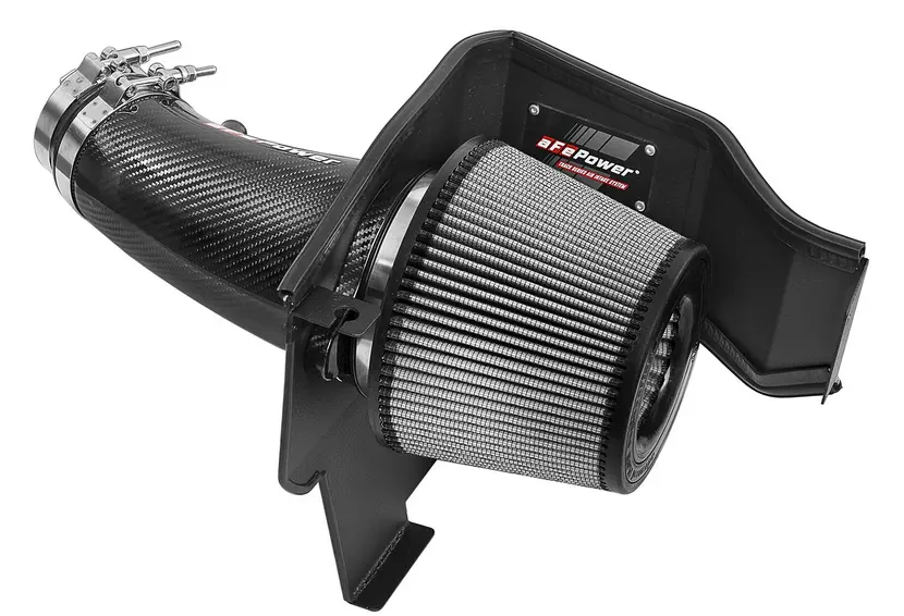 Afe Track Carbon Cold Air Intake, Pro Dry S Filter 2011-2023 Challenger/Charger 392/6.4L 1