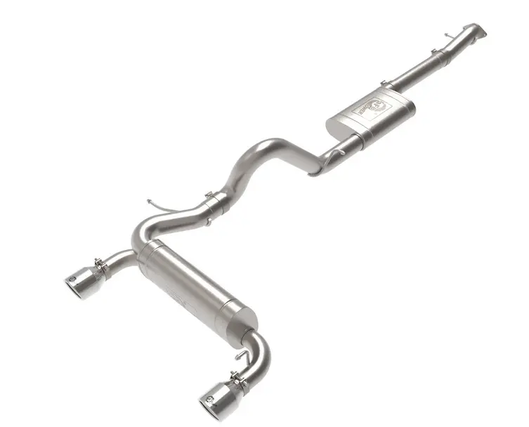 Afe Vulcan Cat-Back Exhaust, Polished Tips 2021-2023 Bronco 2.3L/2.7L 1