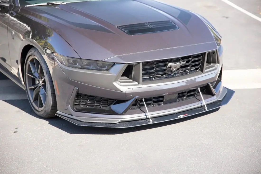 Apr Performance Front Wind Splitter W/ Rods 2024 Mustang Dark Horse 1