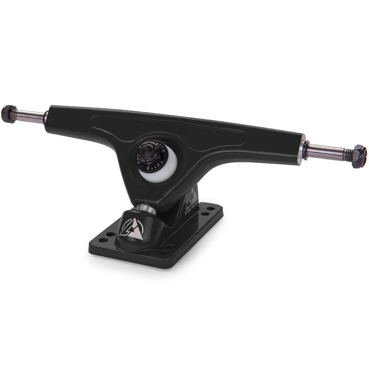 Atlas 180Mm 8Mm 48 Degree Ultralight Longboard Trucks - Black 1