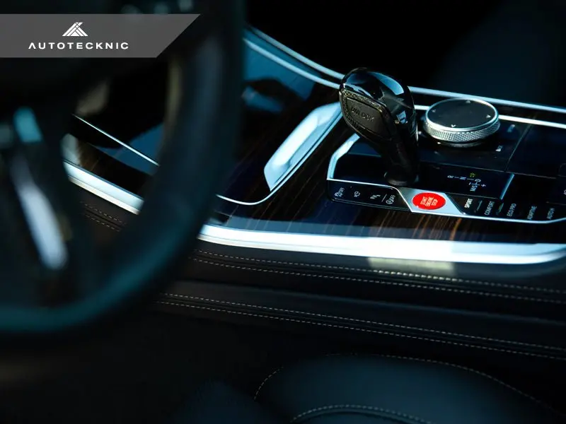 Autotecknic Carbon Fiber Gear Selector Side Trims - G01 X3 Lci | G02 X4 Lci 3