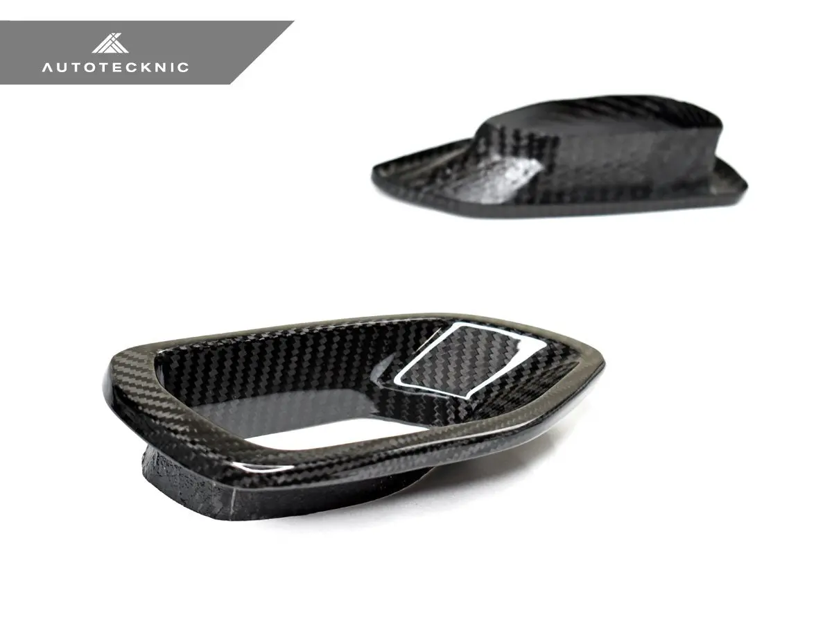 Autotecknic Dry Carbon Grille Snorkel Set - Dodge Charger Srt Scat Pack 2015-2021 1