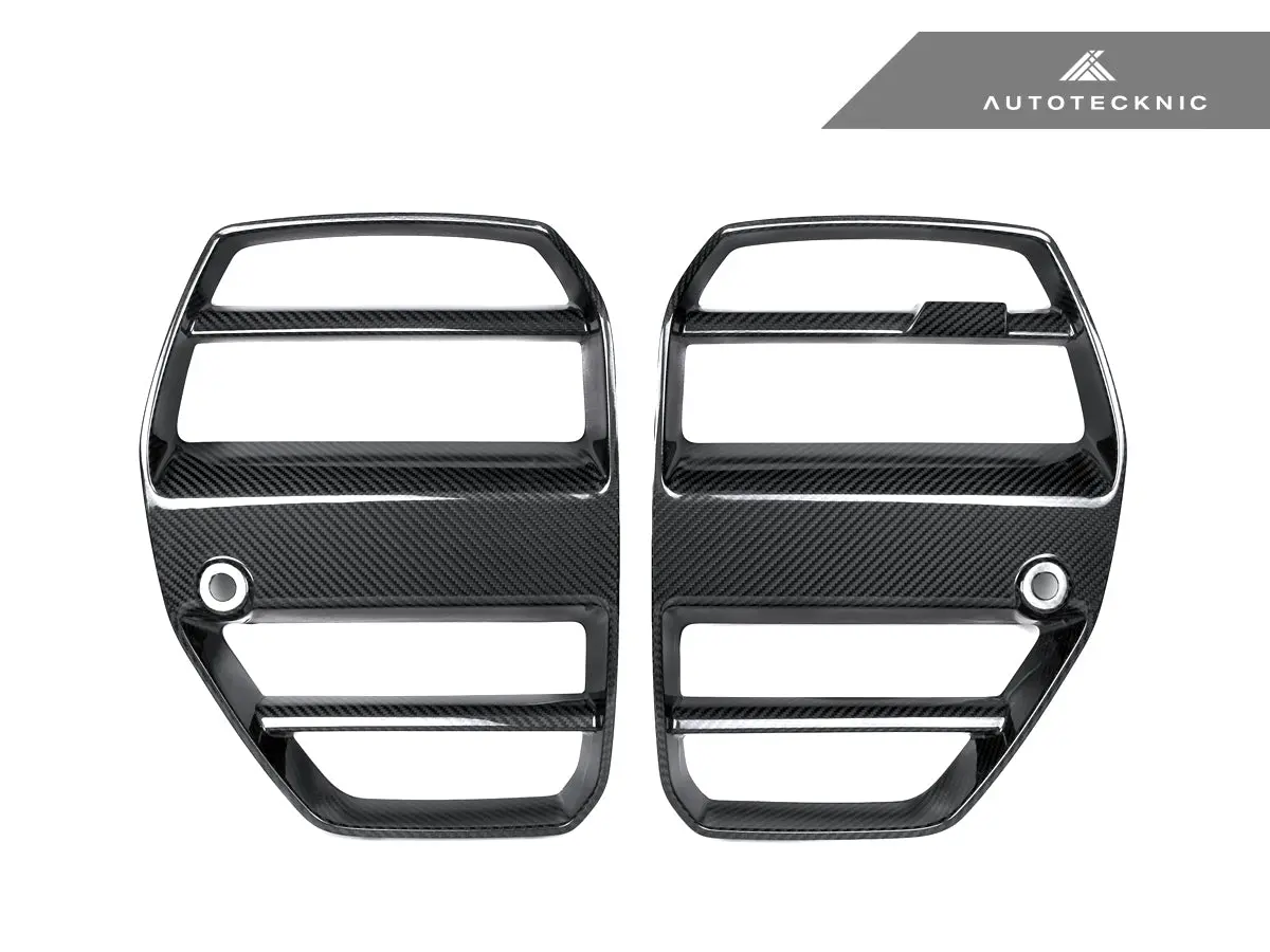 Autotecknic Dry Carbon Podium V1 Front Grille Set - G80 M3 | G82/ G83 M4 1