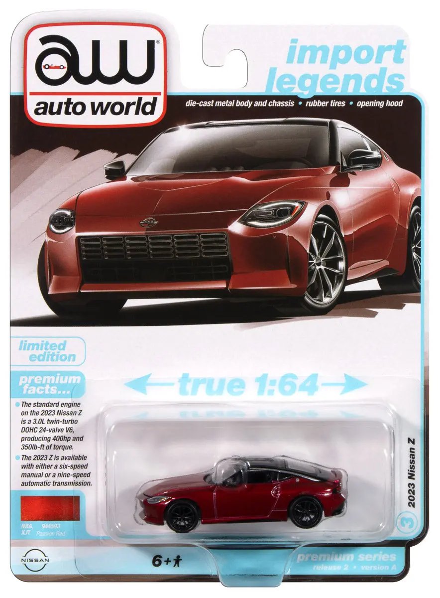 2023 Nissan Z Auto World Premium Series 2024 Release 2A 1:64 Scale 1