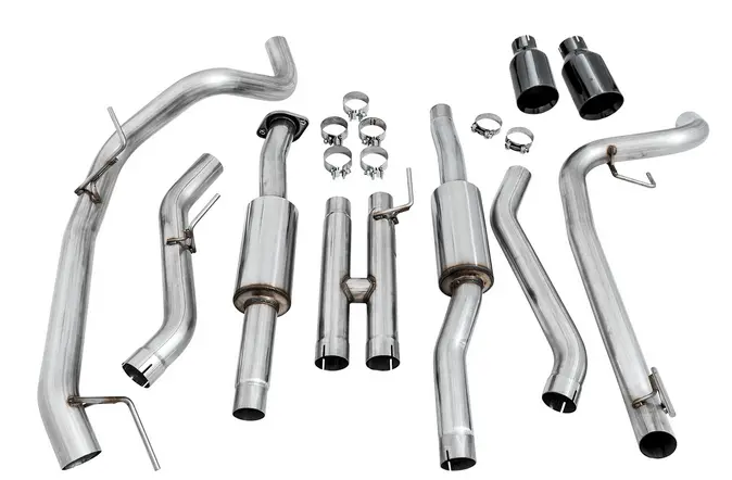Awe 0Fg Cat-Back Exhaust, Black Tips 2017-2020 Raptor 2