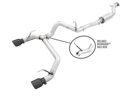 Awe 0Fg Catback Exhaust, 4.5" Black Tips 2021-2024 Bronco 1