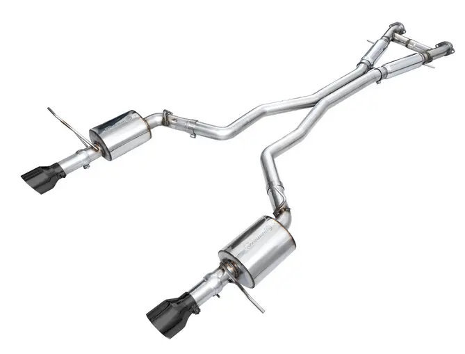 Awe Touring Cat-Back Exhaust, Black Tips 2018-2023 Durango 6.4L/6.2L 1