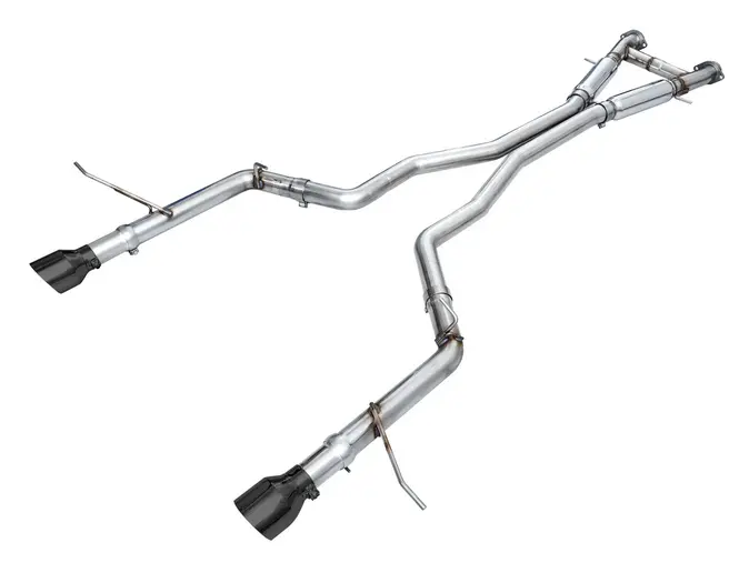 Awe Track Cat-Back Exhaust, Black Tips 2018-2023 Durango 6.4L/6.2L 1
