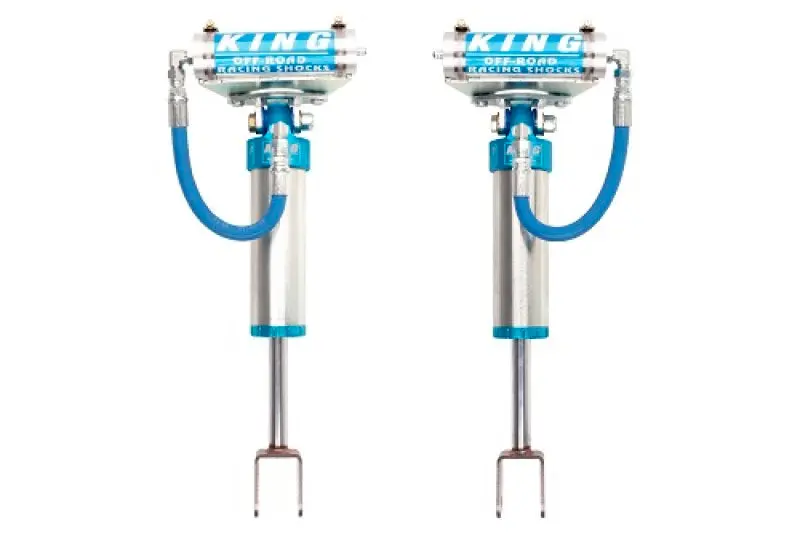King Shocks Remote Reservoir Front Shock Set For 2011+ Chevrolet Silverado 2500/3500 1