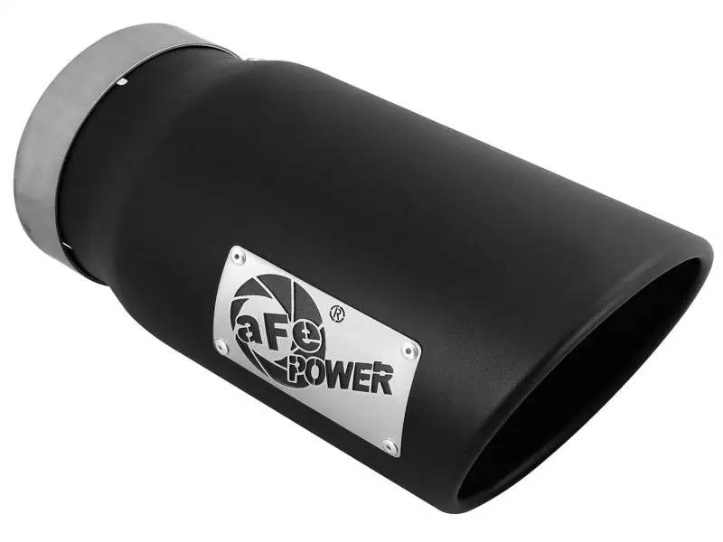 Afe Diesel Exhaust Tip Bolt On Black 5In Inlet X 6In Outlet X 12In Long 1