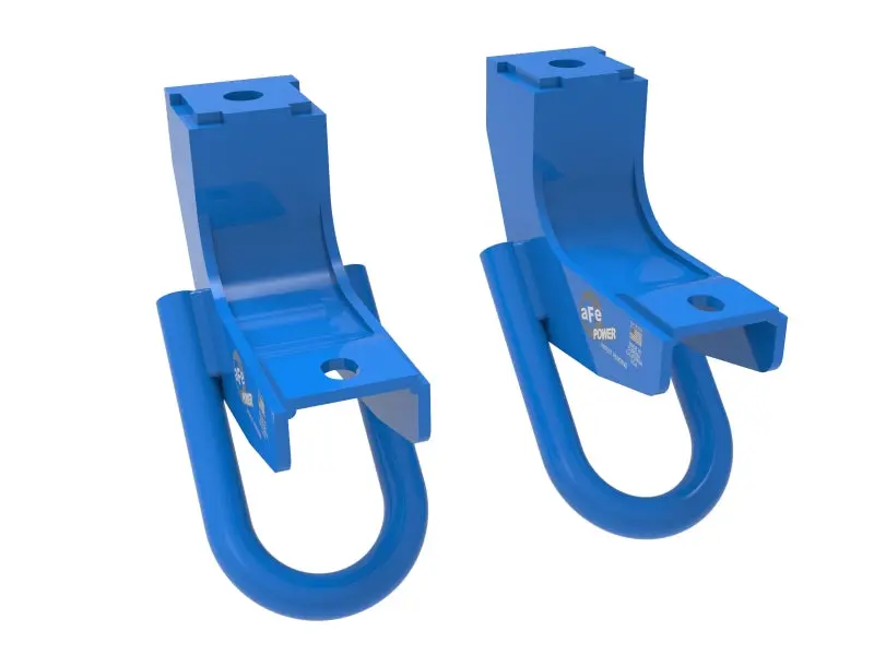 Afe Toyota Tundra Tow Hook – Front-Mount Blue Accent, Fits 2022 V6-3.5L Models 1