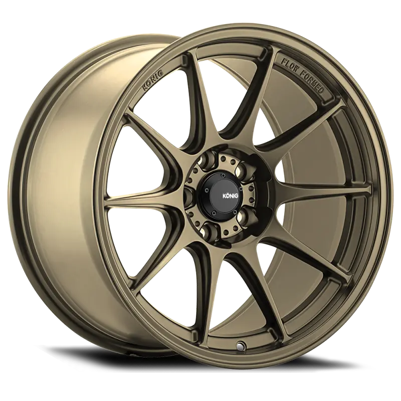 Konig Dekagram Forged Alloy Wheel – 18×9.5, 5×114.3, Et35, Gloss Bronze Finish 1
