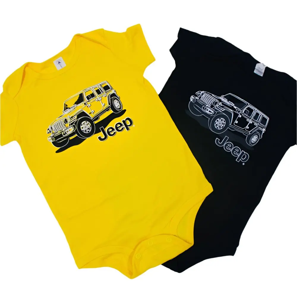 Baby Onesie - Jeep Wrangler Line Art 1