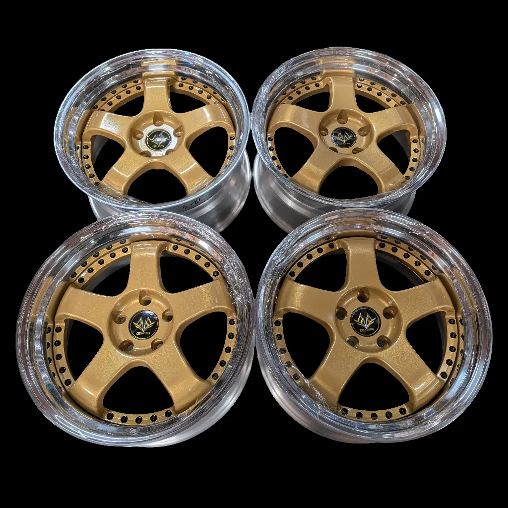 18-Inch GMR Maven Gold Alloy Wheel – 5x114.3 Bolt Pattern