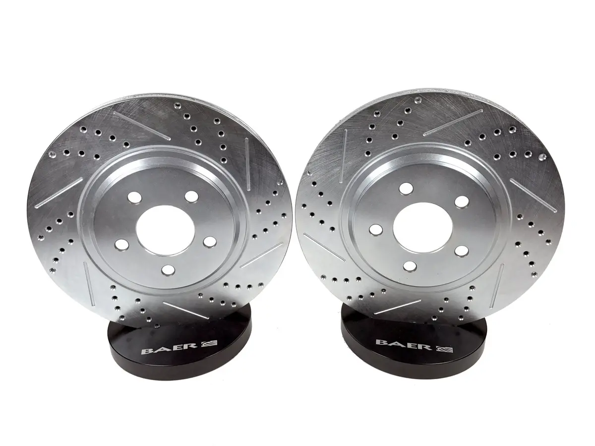 Baer Sport Drilled/Slotted Front Brake Rotors 2005-2023 Challenger/Charger 5.7L 1