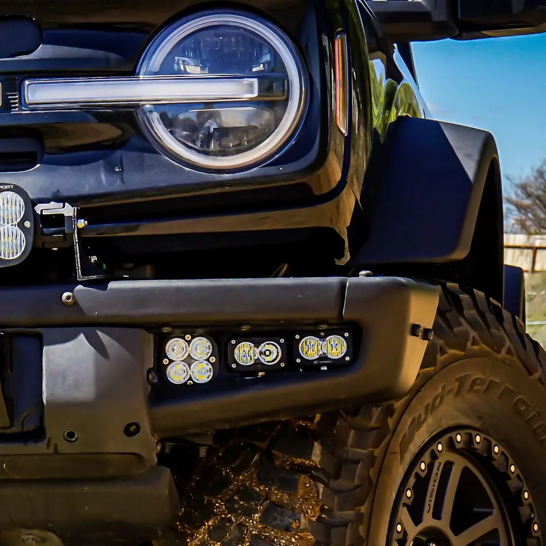 Baja Designs Squadron Sport/S2 Sport Fog Pocket Light Kit W/ Upfitter 2021-2025 Bronco 1