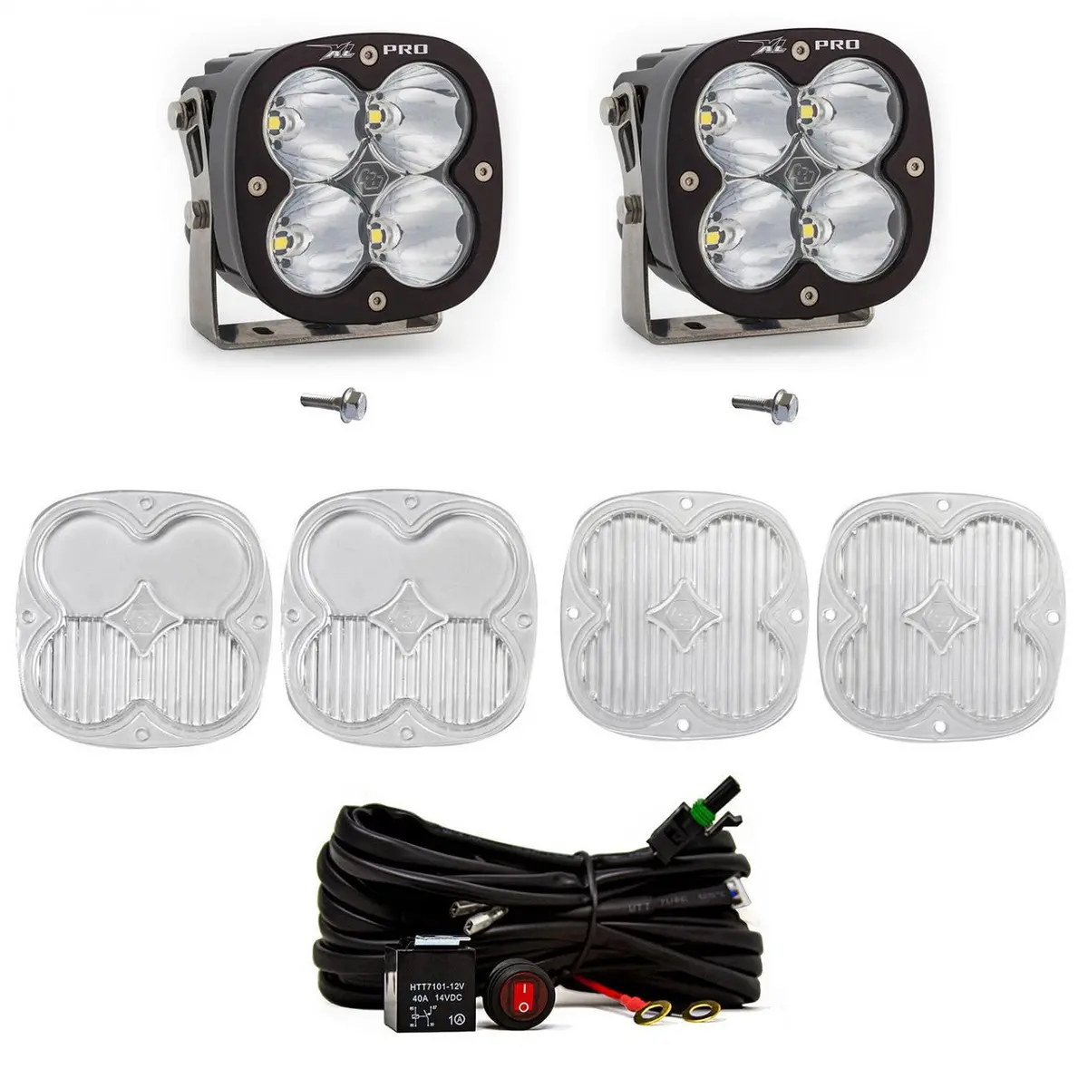 Baja Designs Xl Pro A-Pillar Light Kit 2021-2025 Bronco 1